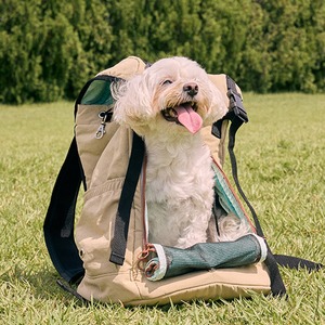 [CAMDOG] Nesta Pet Carrier <b>Backpack</b> YKK Zipper Outdoor Pet Transport Bag Waterproof 3-Way Ventilation - Product Image 3