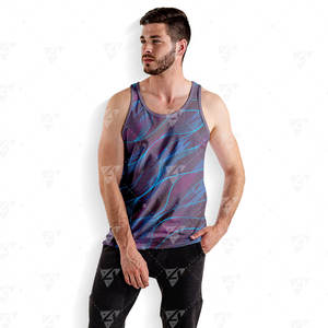 Camiseta sin Mangas para Hombre de Alta Calidad, Ligera, de Algodón Suave, Transpirable, Cómoda, de Secado Rápido, Ecológica, con Estampado Personalizado - Product Image 5