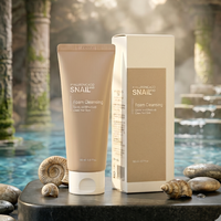 Nettoyant Crème à la Bave d'Escargot 100ml Nettoyant Visage Hydratant et Blanchissant à la Mucine d'Escargot Nettoyage en Profondeur Soin Visage OEM Marque Privée