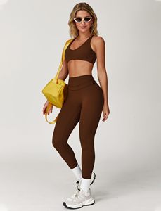 New Design Custom Logo Women Yoga Set Lightweight Women Yoga Set Breathable Women Yoga Set - Product Image 2