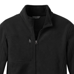 Chaqueta de Forro Polar Negra para Hombre ELEGANT CORPORATION, Cuello Alto, Cierre de Cremallera, Ropa Casual de Invierno, Corte Regular, Material de Poliéster - Product Image 5