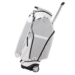 Modern Executive <b>Golf</b> Stand Bag Lightweight PU Leather Large Accessory Pockets Reinforced Easy-Lift Handles for Seamless Travel - Product Image 4