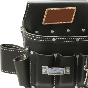 Wholesale Best Selling Made Pakistan Heavy-Duty Leather Tool Bag High Quality OEM Customizable Waterproof Leather Tool Bag - Product Image 2