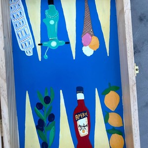 Leather <b>Backgammon</b> Set for Adults & Kids Foldable Travel Board Game 15" Board 32 <b>Pieces</b> Customizable Size Color High Quality - Product Image 6