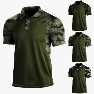 เสื้อยืดแขนสั้นลำลองระบายอากาศได้ดี เป็นมิตรกับสิ่งแวดล้อม สำหรับการล่าสัตว์แบบยุทธวิธี ย้อมสีแบบ Garment Dyed เหมาะสำหรับฤดูร้อนและกิจกรรมกลางแจ้ง - Product Image 2