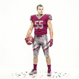 Wholesale American Football Uniform Jersey with Short Set Moisture Wicking Fabric Sportswear with OEM Services - Product Image 1