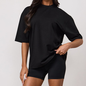 Good Quality Modal Cotton Tshirts Plain Bulk O Neck Summer Short Sleeve <b>Tops</b> Fashion Casual Women T Shirts - Product Image 5