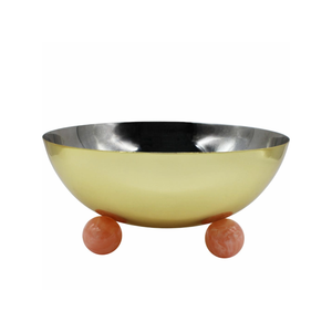 Ensaladera Decorativa Plateada con Juego de Servicio, Vajilla de Metal Pulido al Mejor Precio - Product Image 1