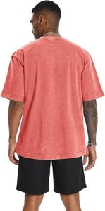 T-shirt surdimensionné délavé à l'acide pour homme, en coton premium, style streetwear décontracté, vente en gros - Product Image 6