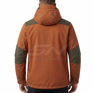 Chaqueta de Senderismo para Hombre, Ligera, con Capucha, Resistente al Agua, Transpirable, con Cierre Completo, para Viajes y Trekking - Product Image 4