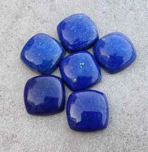 พลอยลาพิส ลาซูลีทรงคุชชั่นคัท ธรรมชาติ คุณภาพสูง ขัดเงา เปลี่ยนสีได้ สำหรับทำเครื่องประดับ ขายส่ง - Product Image 5