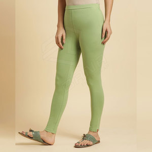 <b>Women's</b> High Waist Summer Fleece <b>Leggings</b> Breathable Anti-Bacterial Spandex Yoga Pants with Logo for Gym Use - Product Image 5