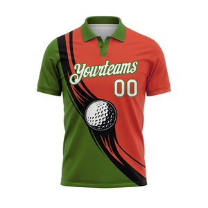 Polos Personalizados para Hombre con Logotipo, Estampado Completo, Ropa de Golf de Manga Corta, Secado Rápido, Ropa Deportiva, Polos de Golf Personalizados para Equipos - Product Image 2