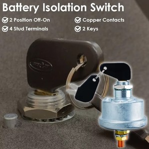 Produit phare 2026 : Interrupteur isolateur de batterie à conception verrouillable pour 7N0718, pour la mise en sécurité en cas de maintenance d'urgence - Product Image 6