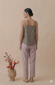 Vestido Largo sin Mangas ni Cuello para Mujer, Estilo Vintage, Transpirable, para Uso Diario en Verano, Diseño Personalizado - Product Image 2