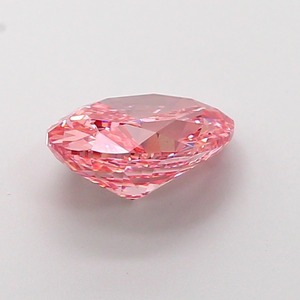 Diamant CVD rose vif fantaisie de 1,84 carat, de forme ovale modifiée, de luxe, cultivé en laboratoire, clarté VS1, polissage excellent, diamant non monté - Product Image 3