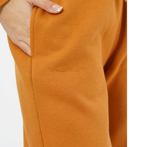 Pantalones de chándal de invierno para mujer, de cintura alta, holgados, 100% algodón, transpirables, con lavado blanqueado, cierre con cordón, ajuste informal y holgado - Product Image 5