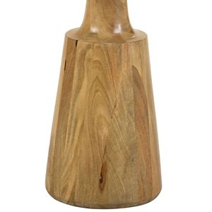 Tavolino da Caffè Naturale con Base a Piedistallo - Product Image 4