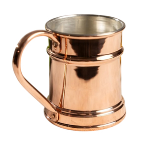 Vente en gros de mugs à bière classiques en cuivre uni, avec revêtement en acier inoxydable, pour pub et bar - Product Image 1