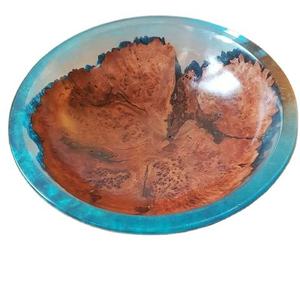 Latest Design Wood and Resin Eco-Friendly American Style Fruit/Salad Bowl <b>Dinnerware</b> Handmade Decorative - Product Image 3
