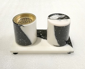 Modern Design Resin Bakhoor Burner Tray <b>Set</b> Resin Mubkhar Tray <b>Set</b> Incense Burner Tray <b>Set</b> Loban At factory Wholesale Price - Product Image 3