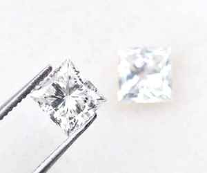 เพชรคู่ทรงปรินเซสคัท ขนาด 0.5 ถึง 1 กะรัต เพชรเลี้ยงในห้องปฏิบัติการ คุณภาพ VVS1 ถึง VS2 สี DEF รับรองโดย IGI เพชรเม็ดเดี่ยวสำหรับทำเครื่องประดับ - Product Image 5