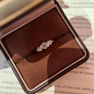 925 Sterling Silver Moissanite Ring Round Brilliant Cut Prong Set Wedding Engagement Fine Jewelry - Product Image 6