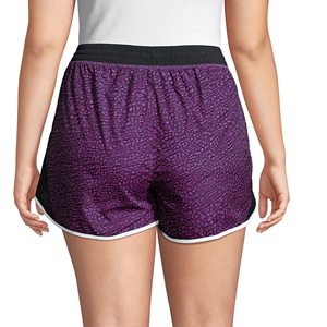 Shorts de course pour femmes à taille haute en nylon respirant, taille élastique, tissu à séchage rapide, style sportif froncé - Product Image 6