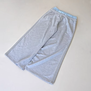 Custom Double Waist Loose Oversized Wide Legged Casual Flared Jogger <b>Track</b> <b>Baggy</b> <b>Pants</b> - Product Image 1