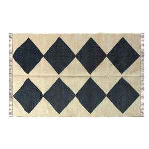 Printed Ethnic Carpet Hand Woven Jute-Woolen <b>Kilim</b> Rugs for Living Room Bedroom & Study - Product Image 3