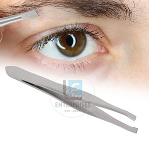 Pince à épiler professionnelle de haute qualité, design moderne, durable, en acier inoxydable, à pointe incurvée, légère - Product Image 6