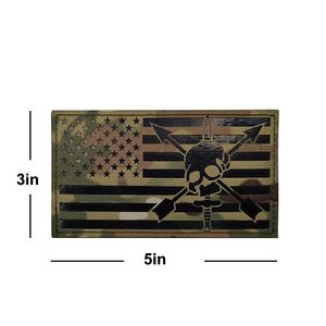 Parches de Fieltro No Tejido Cortados con Láser, Personalizados, Estilo Cosido, Multiforma (Corazón/Rectángulo/Redondo/Triángulo/Otros), Bandera de EE. UU. - Product Image 6