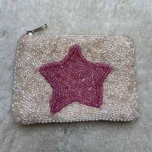 Porte-monnaie en tissu ELEPHANT orné de perles, fait main avec perles de verre, pochette zippée, sacs à bijoux pour femmes, petites pochettes, portefeuille léger - Product Image 2