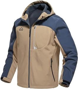 Veste Softshell Tactique Imperméable d'Hiver à Capuche pour la Randonnée en Plein Air, Respirante, Doublée Polaire, Coupe-Vent avec Fermeture Éclair Frontale - Product Image 6
