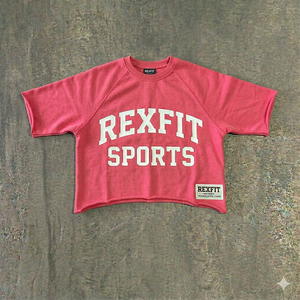 T-shirt oversize noir délavé REXFIT SPORTS pour homme, streetwear, coton, col rond, design personnalisé OEM - Product Image 4
