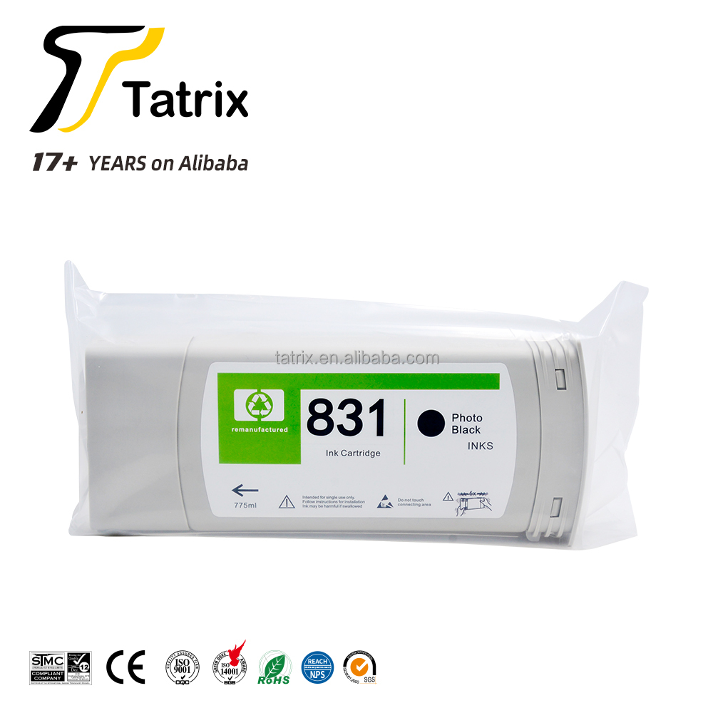 Hp831インクカートリッジ用Tatrix775ml hpラテックス