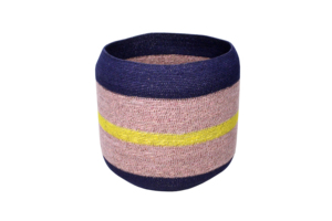 Cesta de Almacenamiento de Fibra Natural Ecológica, Moderna, Trenzada, de Seagrass, para Organización del Hogar, Decoración de Sala de Estar, Cesta Circular Tejida a Mano - Product Image 4