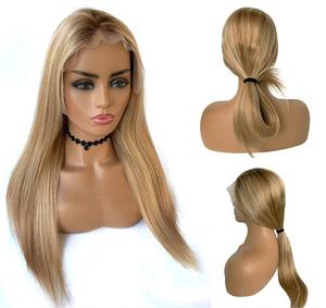 Piano Blonde Dentelle Frontale Perruque 13x4 Densité 250% Cheveux Bruts Vietnamiens De Luxe Sains Expédition Rapide - Product Image 1