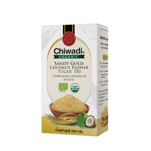 <span class=keywords><strong>Sucre</strong></span> <span class=keywords><strong>de</strong></span> fleur <span class=keywords><strong>de</strong></span> <span class=keywords><strong>coco</strong></span> <span class=keywords><strong>bio</strong></span> Chiwadi Sandy Gold 200g. Édulcorant granulé à faible IG, super-aliment, idéal pour les végétaliens et les personnes suivant un régime palio - Product Image 4