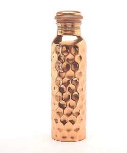 Antique Creations Classic Gold Copper Beer Bottle-Leak Proof 250ml Business Gift for Home Use Food Safe <b>Microwave</b>/Dishwasher - Product Image 1