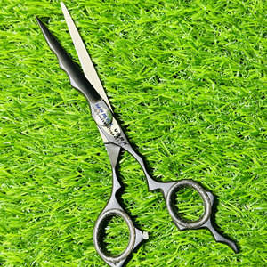 Professional Stainless Steel Flat <b>Shear</b> Scissors for Precision Hair Cutting Durable Barber <b>Tool</b> for Salon and Home Beauty Care - Product Image 2