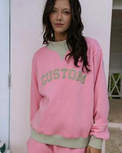 เสื้อสเวตเชิ้ตผ้าฟลีซพิมพ์ลายเสือดาวสีสันตัดกัน ทรงโอเวอร์ไซส์ คอกลม ไหล่ตก แขนยาว ดีไซน์ไม่สมมาตรด้านหน้า แห้งเร็ว - Product Image 4