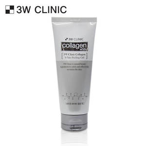 Gel Exfoliante Facial Blanqueador 3W Clinic 180ml con Colágeno y Péptidos - Product Image 1