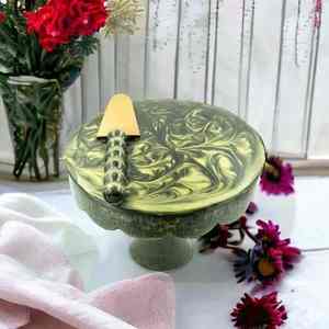 Base para Pastel de Resina Epoxi de Primera Calidad para Presentaciones de Pasteles Personalizadas, Decoración del Hogar, Base Multiusos para Pastel de Resina con Diseño en Espiral - Product Image 1