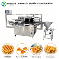 Ligne de production de gaufres, machine à gaufres