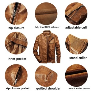 Wholesale Coated Genuine <b>Leather</b> Varsity <b>Jackets</b> <b>Men</b> Custom Unisex Stand Collar Vintage Style Hooded <b>Jacket</b> - Product Image 1