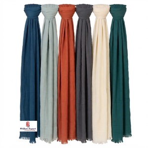 Breathable Plain Neckwear Textile Factory Cotton Viscose Polyester Lightweight Fabric Bulk Custom Brand Supply - Product Image 5