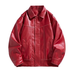 Chaqueta de Cuero para Hombre, Nueva Colección, Alta Calidad, Piel de Vacuno, Servicio OEM, Bajo MOQ, Mejor Precio - Product Image 4
