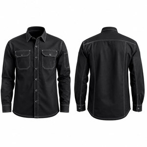 Resistant Protective 2027 Western 100% Cotton Long Sleeve Men <b>Shirt</b> NFPA2112/CAT2 Flame Resistant FR <b>Shirts</b> for <b>Welding</b> - Product Image 1