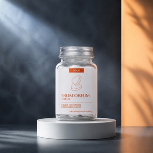 [FROM OREUM] Tabletas de Cuidado Bucal con Sabor a Mandarina de Jeju, 60 Tabletas, Pasta Dental Sólida para Uso Diario - Product Image 3